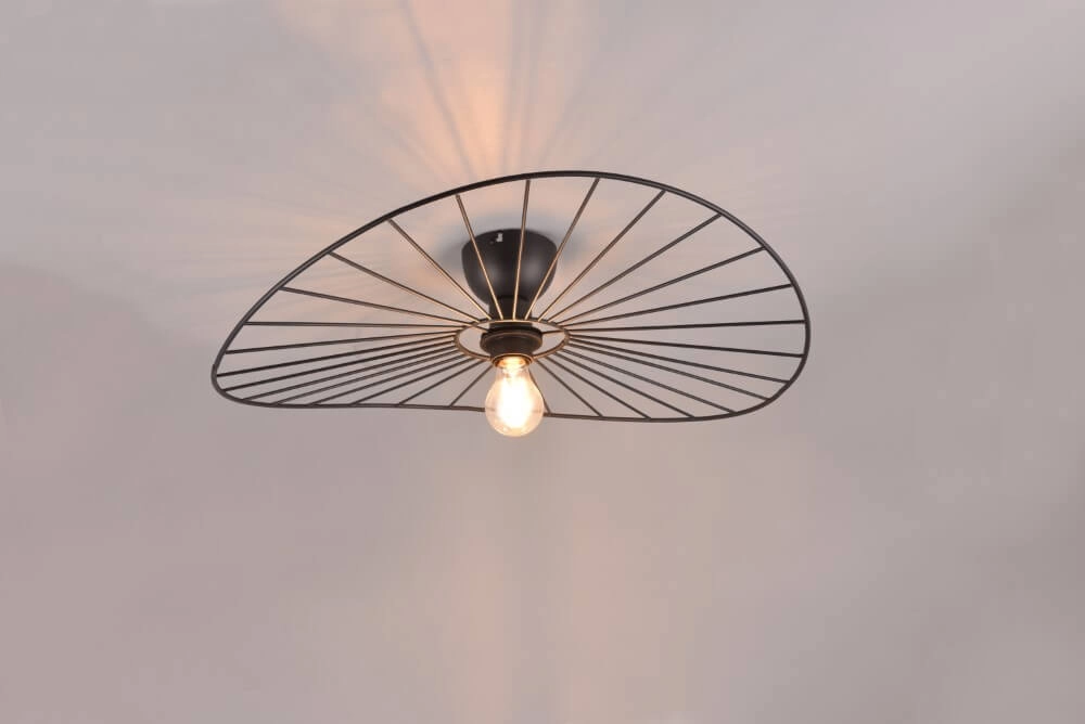 Deckenleuchte Chapeau Schwarz Trio 4017807574098