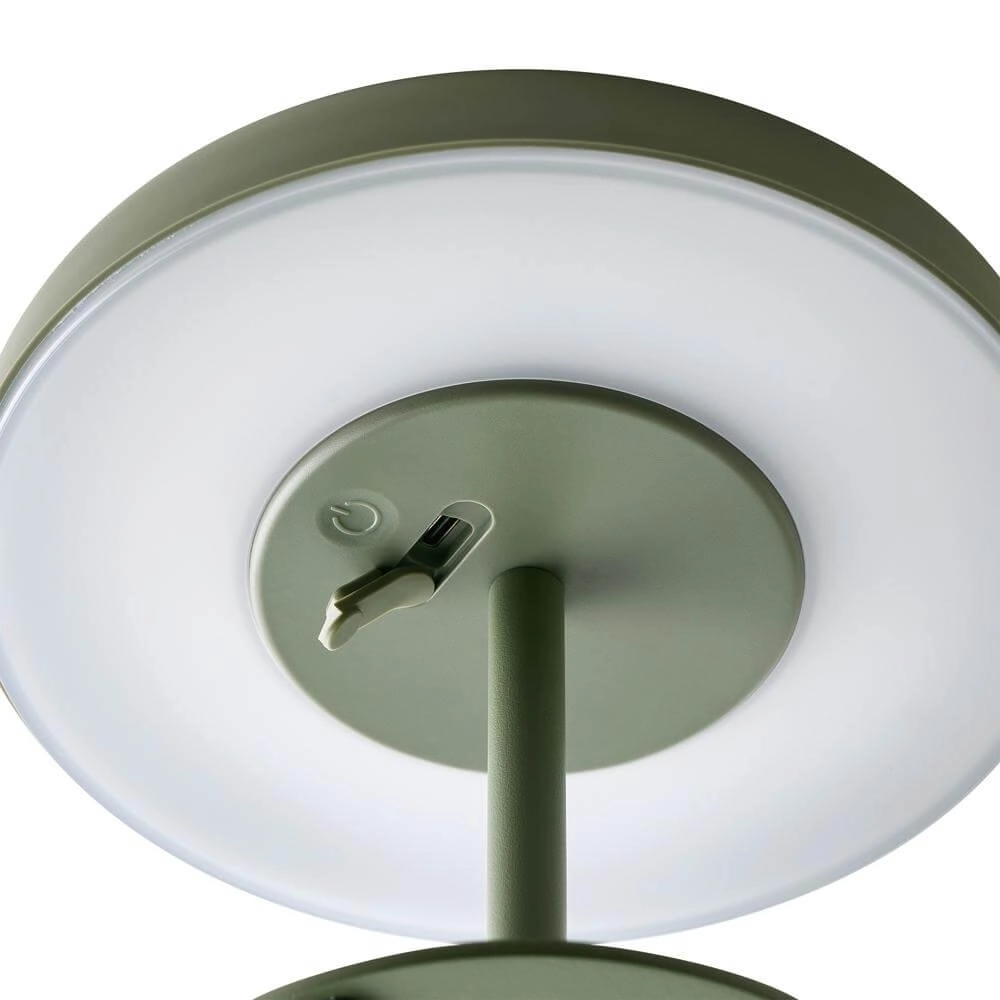 Solar-Tischleuchte Elmer Grün wiederaufladbar Nordlux 5704924023514