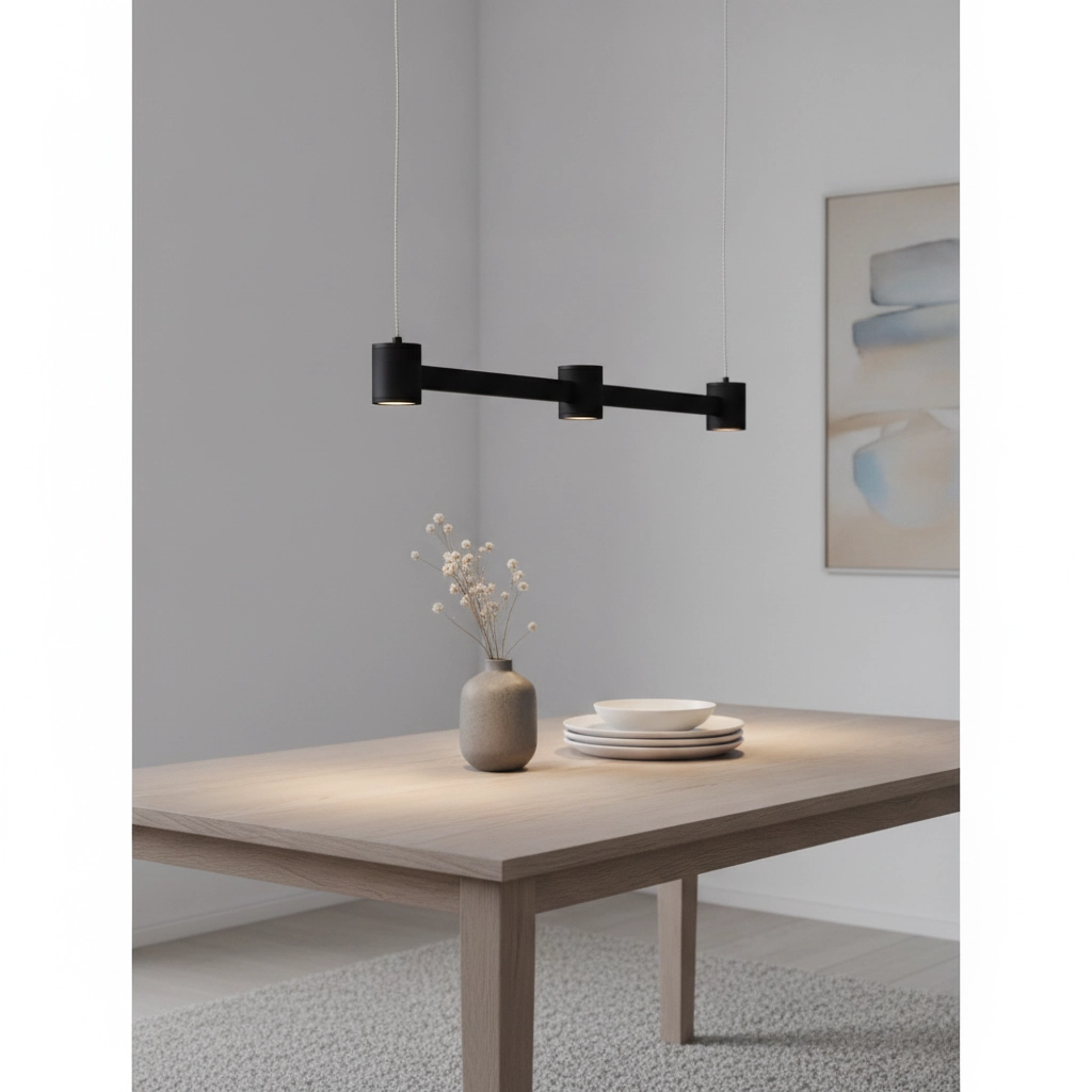 Design-Pendelleuchte Puize 3-flammig schwarz