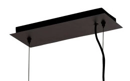 Schwarze Hängelampe Fringe Searchlight 5053423135540