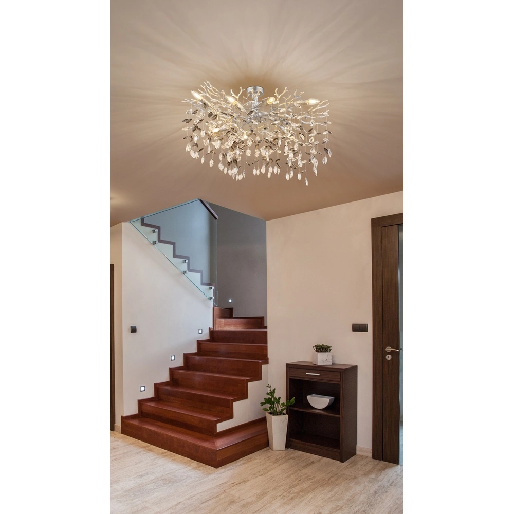 Deckenlampe Queena Silbergrau Globo 9007371533657