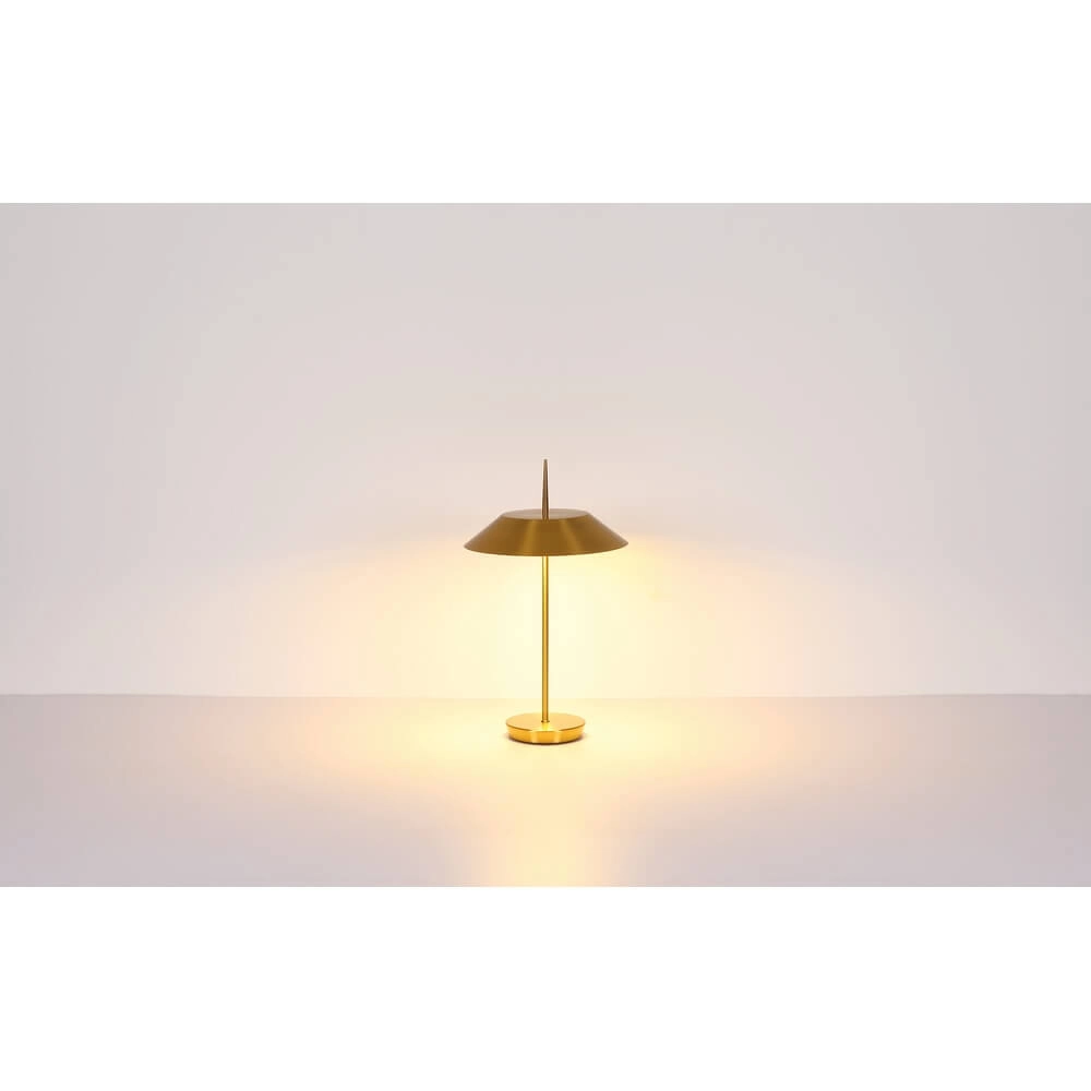 Design-Tischleuchte Brenlor Gold Globo 9007371453580