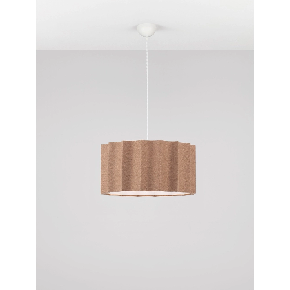 Design-Pendellampe Alve Kaffeebraun Ø 45 cm Lyora 5212017493651