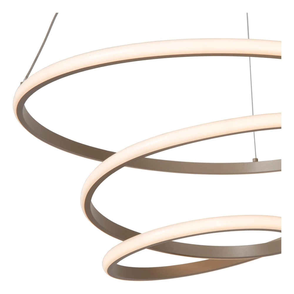 Moderne Pendellampe Espiral sandbraune 40W Lucide 5411212782991
