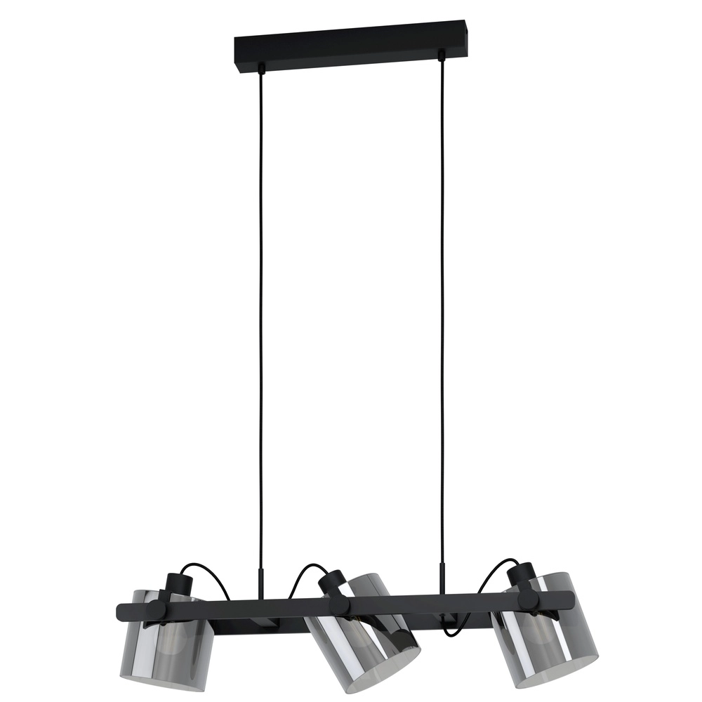 Pendellampe Hornwood 2 Schwarze 3-Lichter