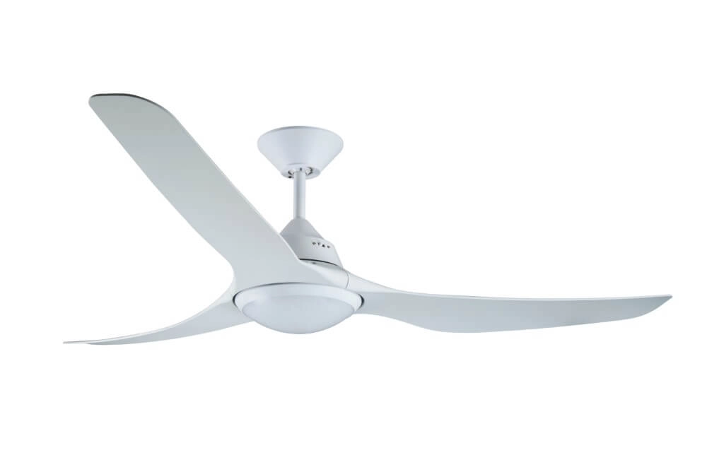 Eleganter Deckenventilator mit Lampe Mariner Ø 143cm IP55