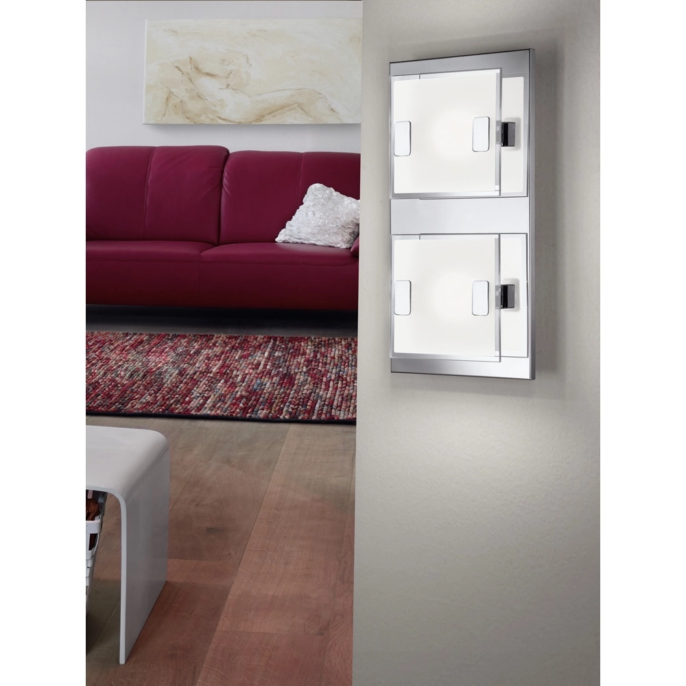 Moderne Deckenlampe Vicaro 2-Licht Chrom Eglo 9002759933128