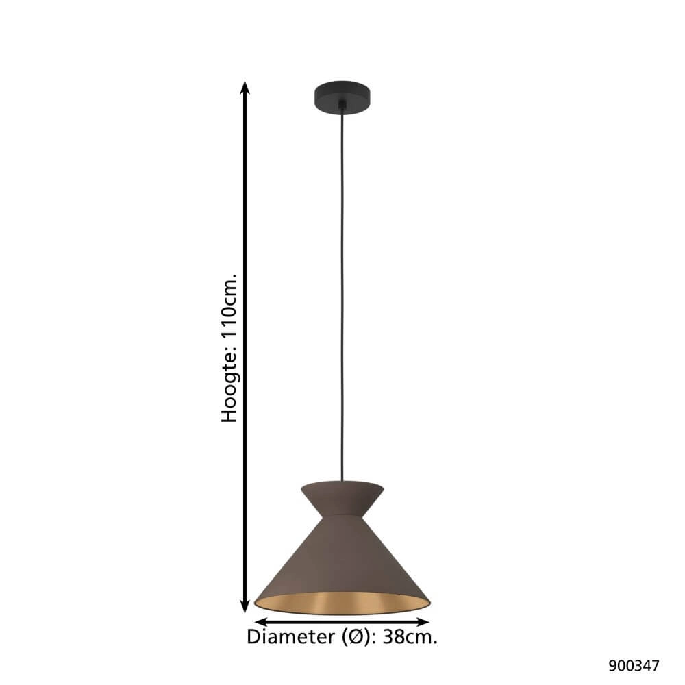 Schicke Hängelampe Nastasia Ø 38cm Eglo 9008606238859