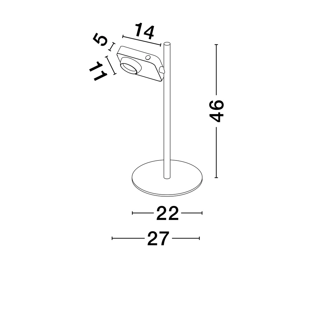 Tischlampe Kedros weiß Lyora 5212017464064