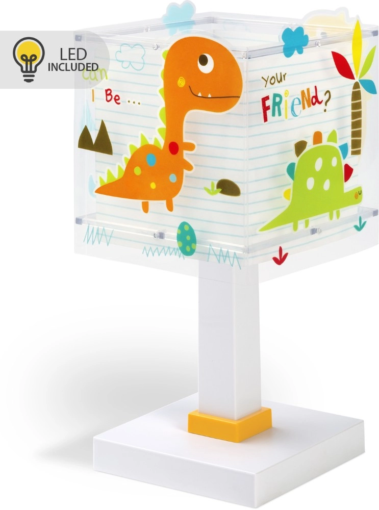Tischlampe Dinos gelb Dalber 8420406001814