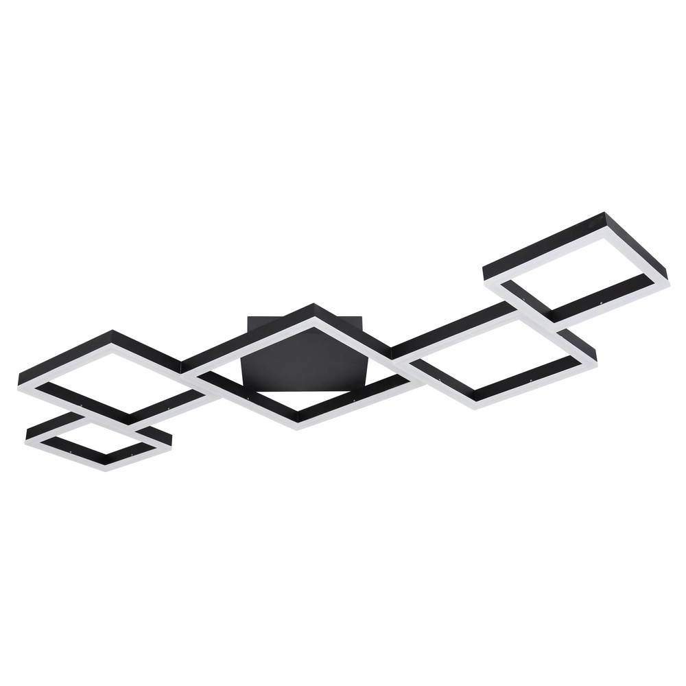 Moderne Deckenlampe Kurio Schwarze Quadrate Globo 9007371411788