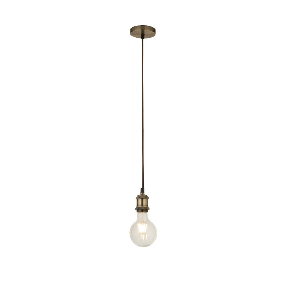 Hängelampe Suspi Kupferbronze mit Schwarz Searchlight 5053423140759