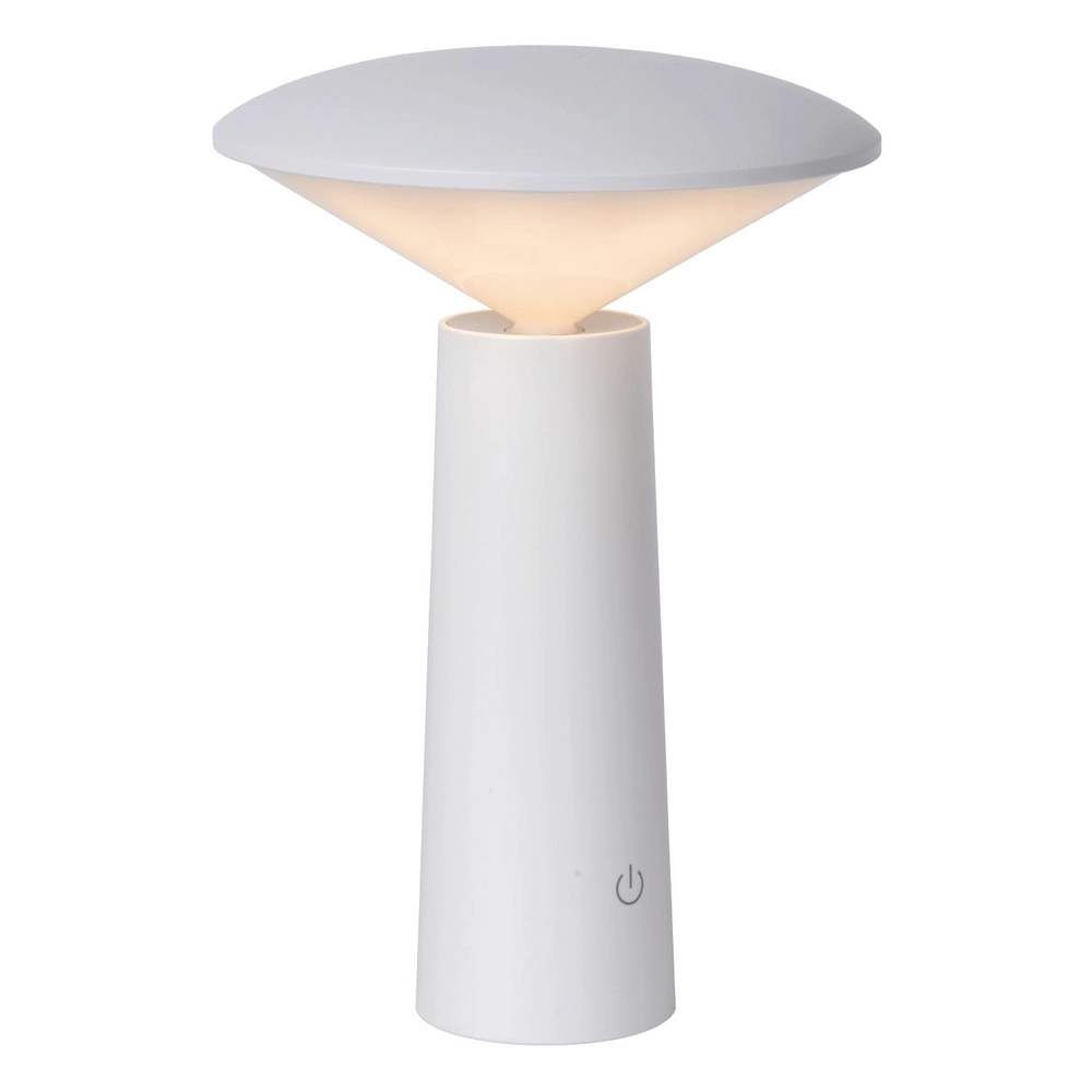 Wiederaufladbare Tischlampe Jive IP44 weiße Lichtfarbe einstellbar Lucide 5411212021977