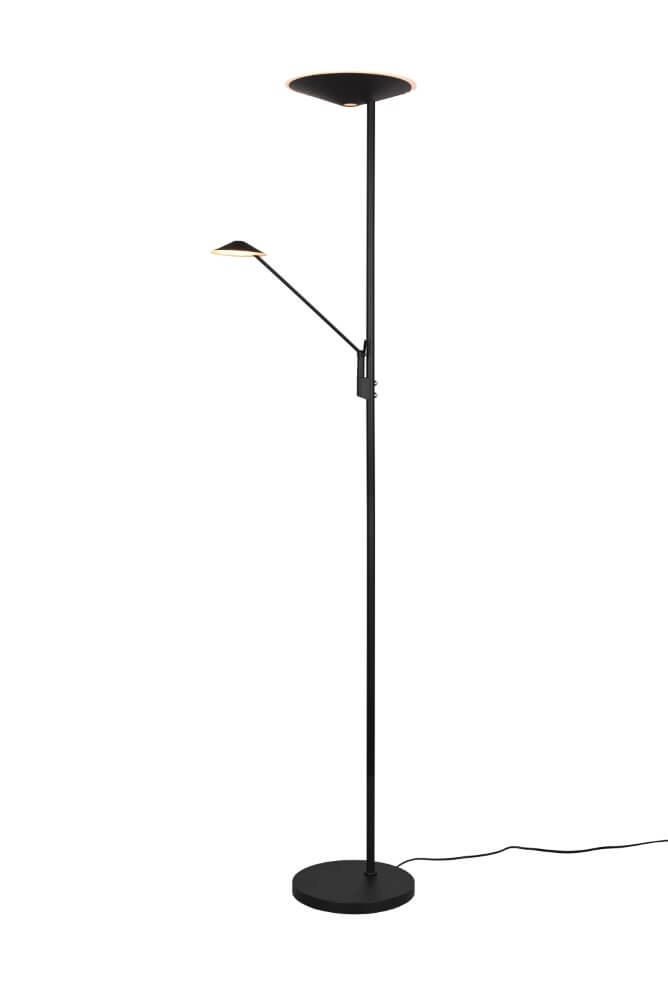Schwarze LED-Leselampe Brantford