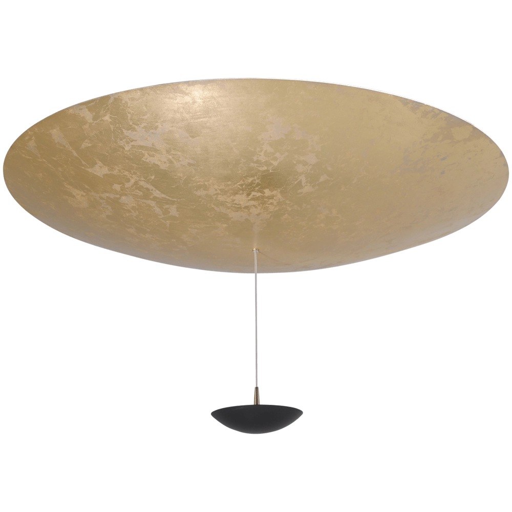 Deckenlampe Zyan schwarz mit gold Ø 90cm