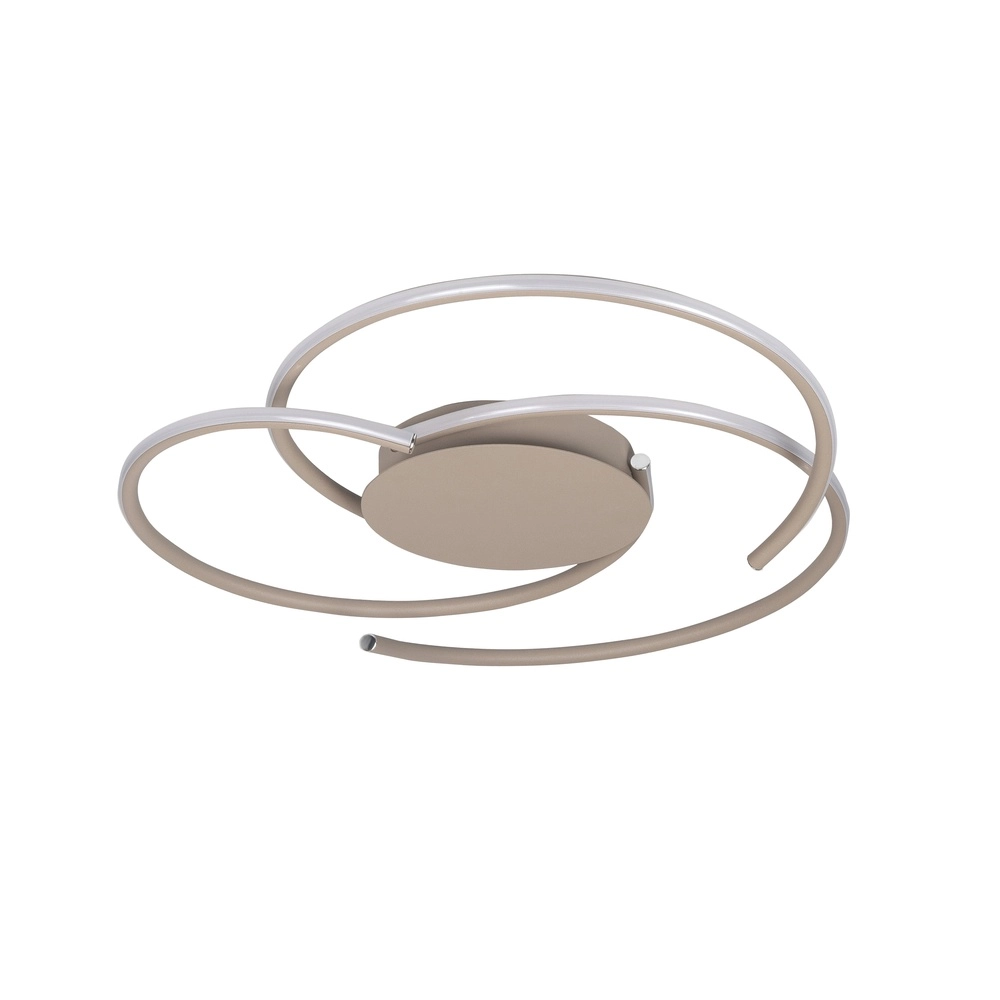 Moderne Deckenlampe Reverso Sandbraun
