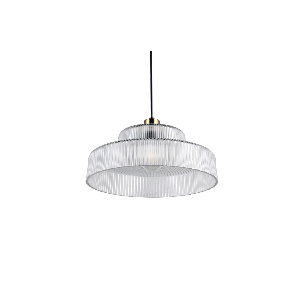 Klassische Pendellampe Abella Transparentes Glas Trio 4017807677706
