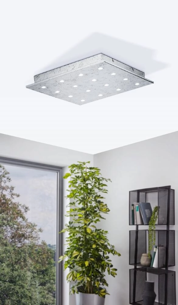 Designer-Deckenleuchte Vezeno 1 Silber 37cm Stars of Light 9002759390730