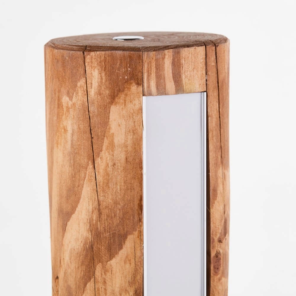 Tischlampe aus Holz Odun 46cm hoch Brilliant 4004353393532