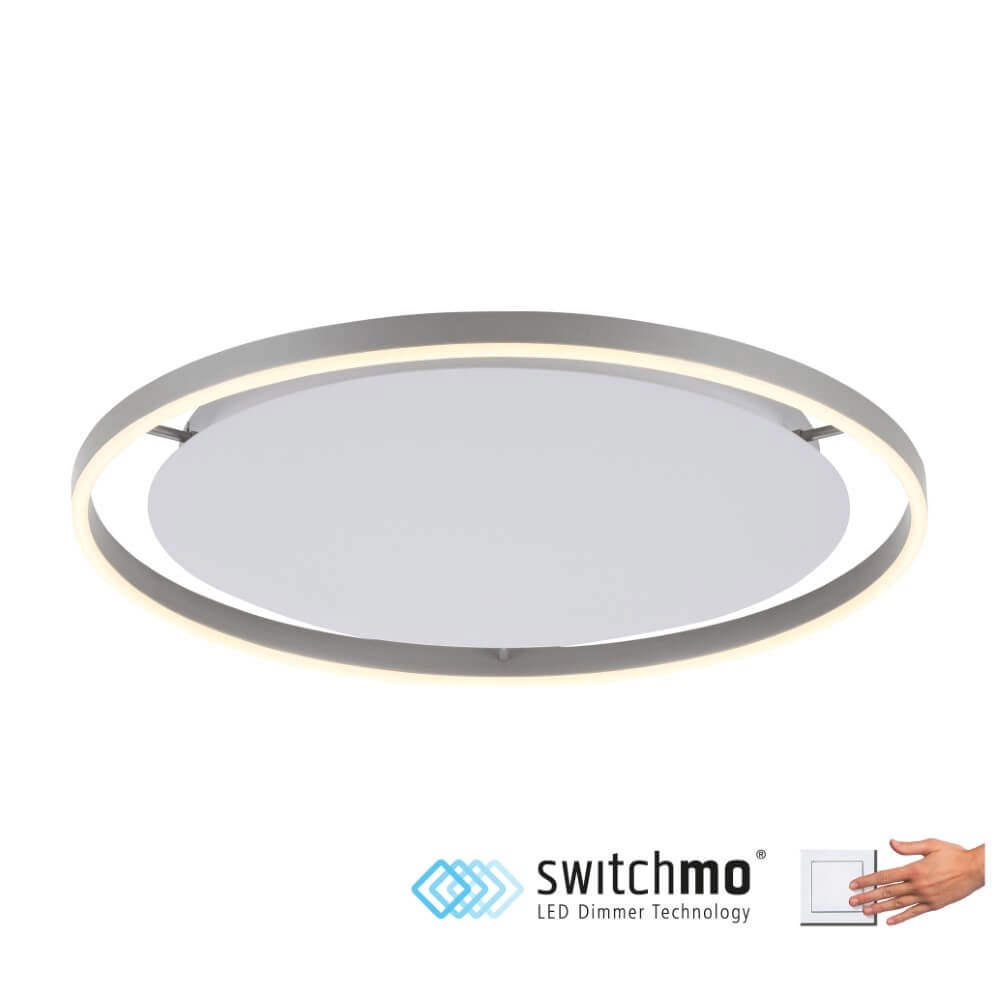 Deckenleuchte Ritus Aluminium Ø 58,5cm Just Light 4043689983475