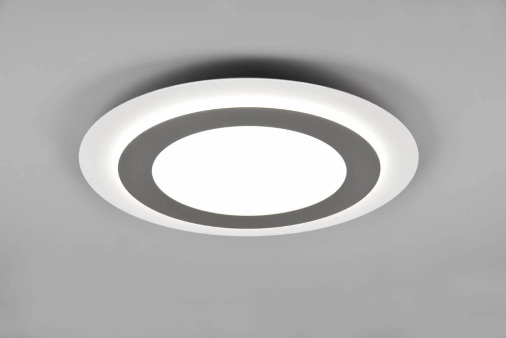 Runde Design-Deckenleuchte Morgan Nickel Trio 4017807574418