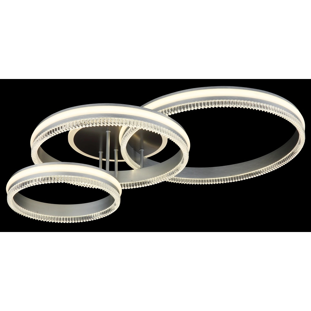Deckenlampe Francine Gunmetal 3 Ringe Globo 9007371589630