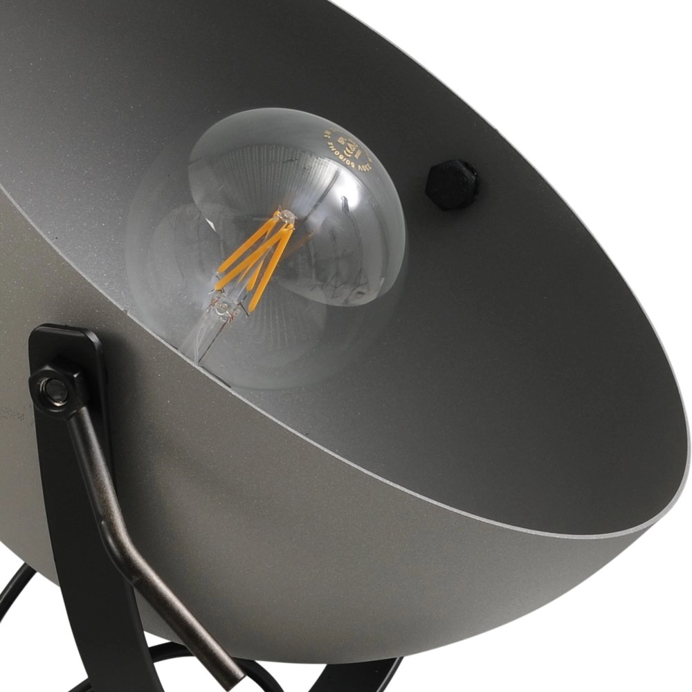 Tischlampe Industria Uplighter 30 cm schwarz mit Betonpreis Masterlight 8718121236605