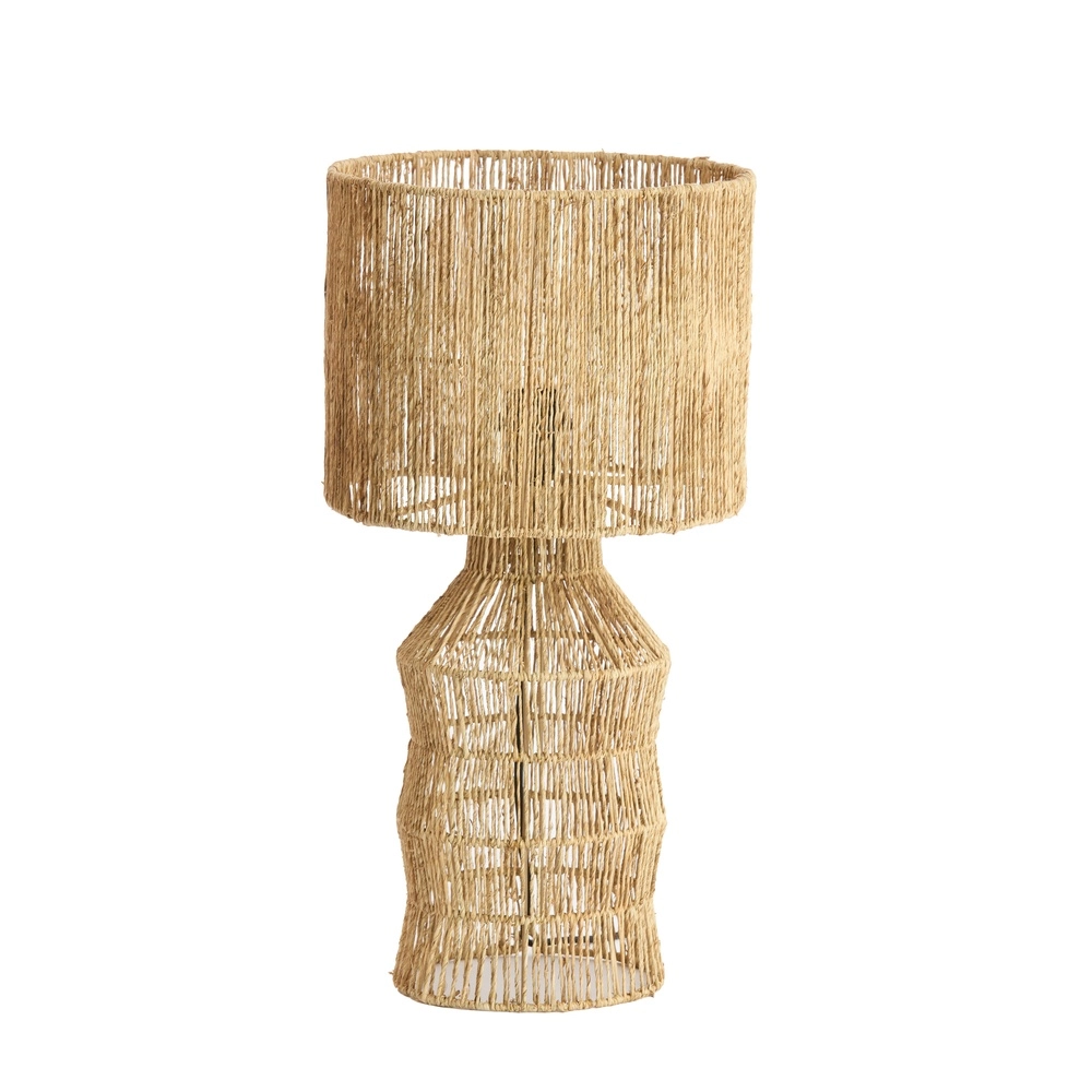 Jute-Tischlampe Tidea Ø 28 cm Schatten