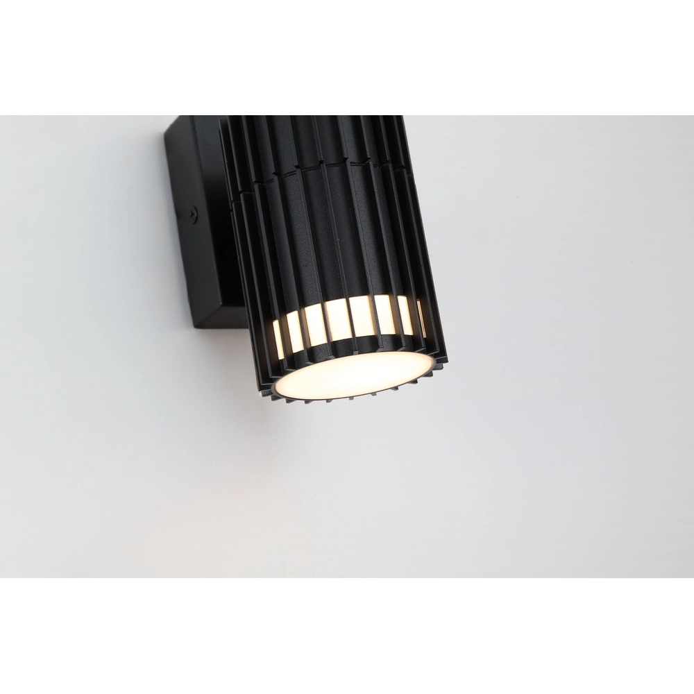 Wandleuchte Detroit schwarz einfach Searchlight 5053423300511