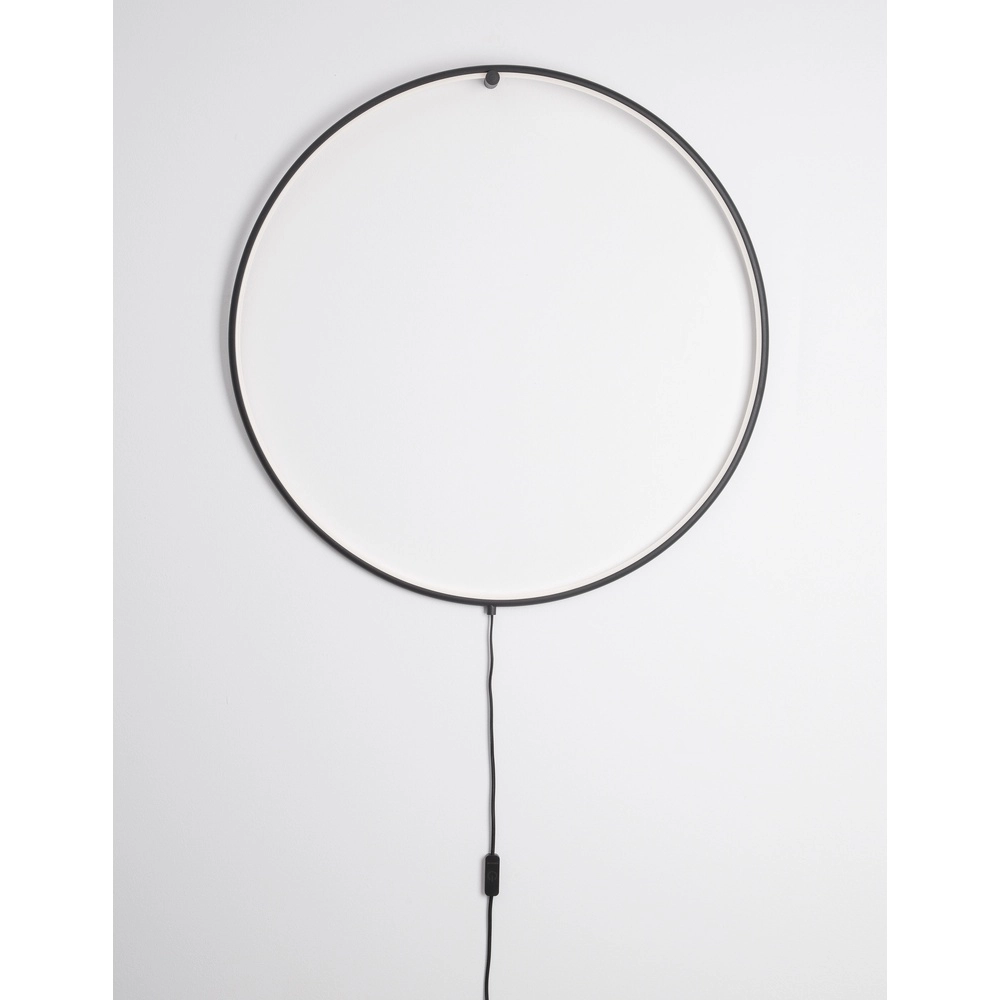 Stehlampe Ring schwarz Ø 79cm Lyora 5212017424266