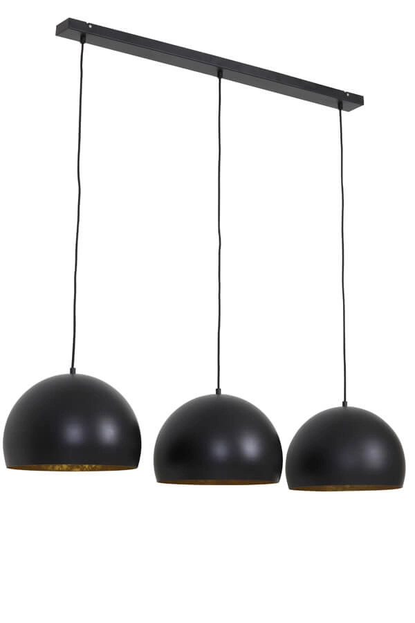 3-flammige Pendelleuchte Jaicey schwarz Light & Living 8717807231071