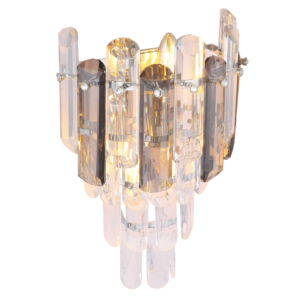 Wandlampe Orgina Chrom mit Kristall Globo 9007371484140