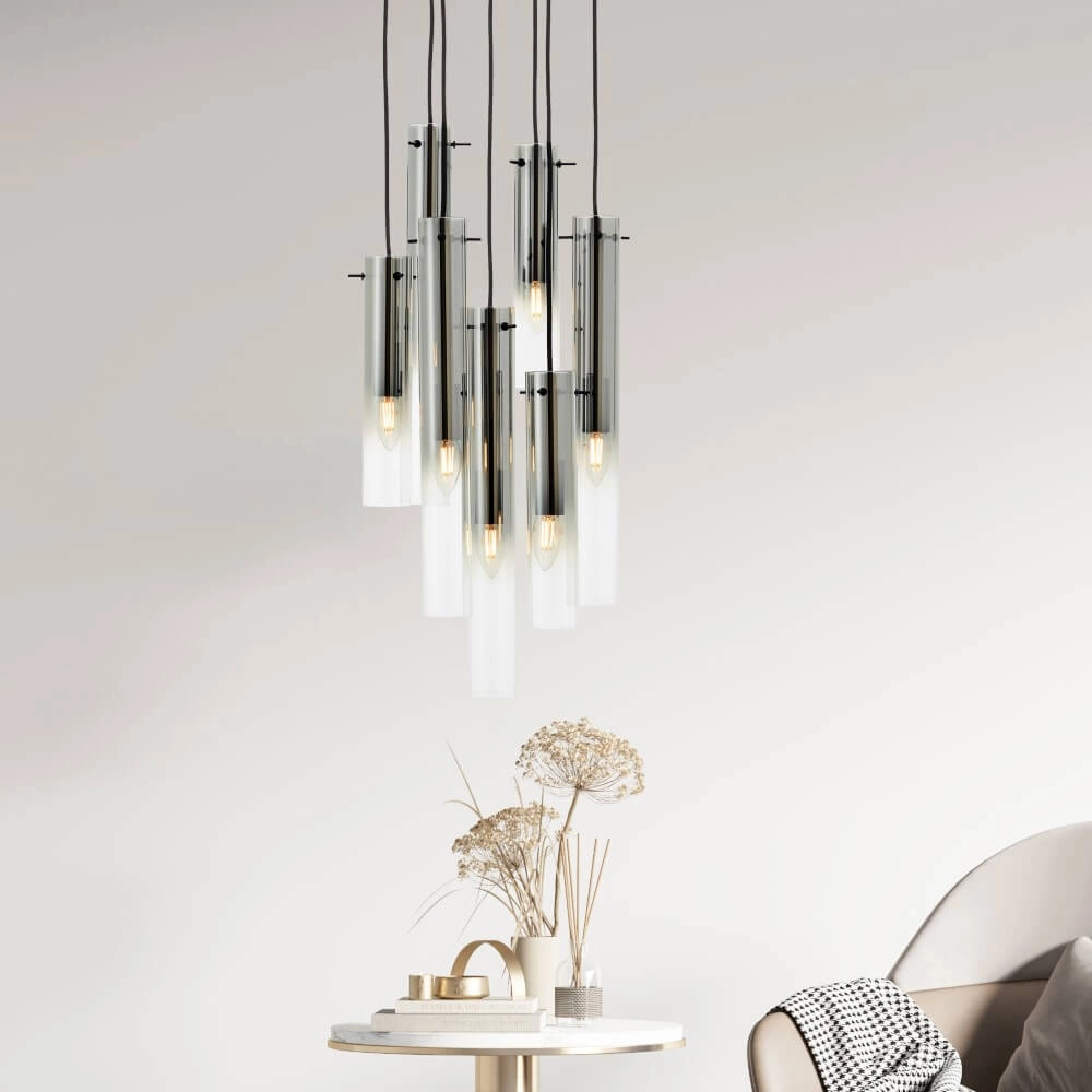 Hängelampe mit 7 Leuchten Glasini Brilliant 4004353429583