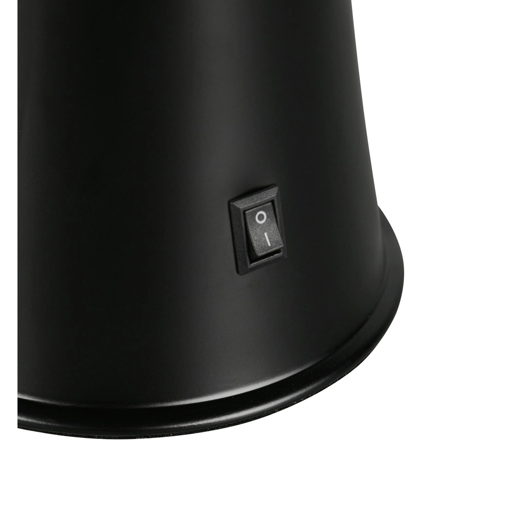 Lavalampe Etna schwarz mit rot Trio 4017807668506