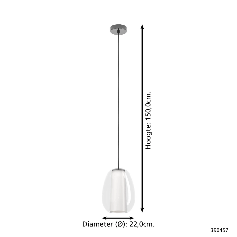 Design-Pendellampe Menorca grau Ø 22 cm Stars of Light 9008606359981
