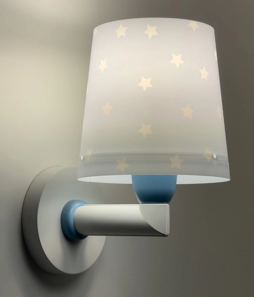 Kinderzimmer-Wandleuchte Star Light sanftes Blau Dalber 8420406001487