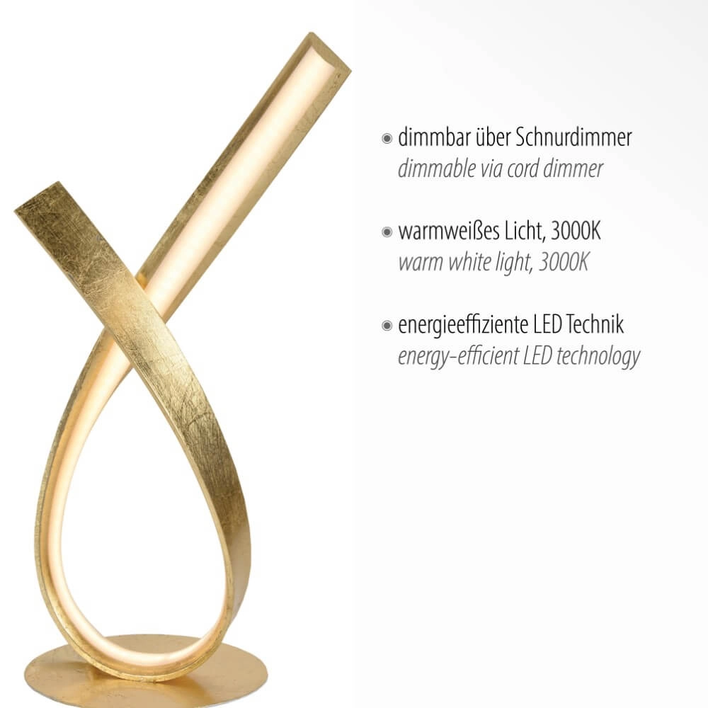 Tischlampe Linda Lockengold Paul Neuhaus 4012248304761