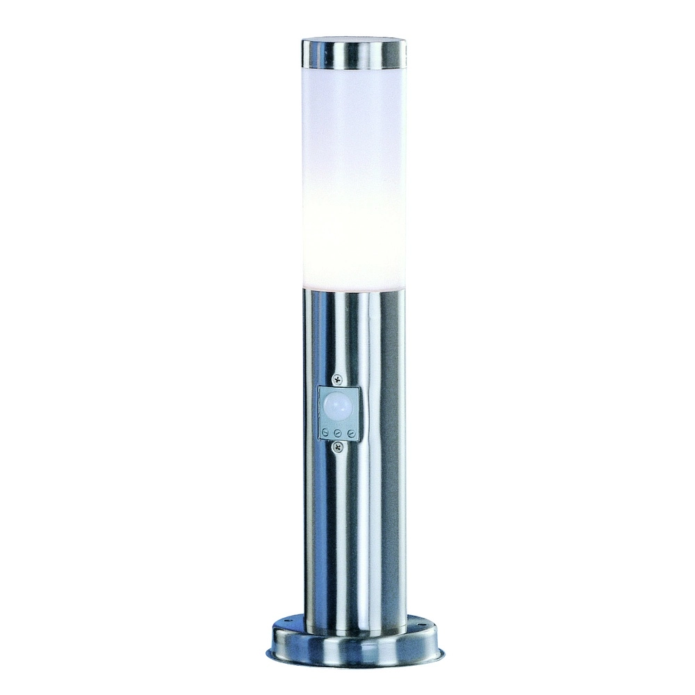 Gartenlampe Boston Led Edelstahl mit Weiß und Sensor Globo 9007371311972