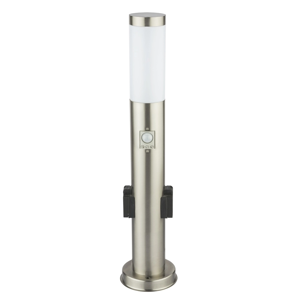 Gartenlampe Boston I Edelstahl mit Sockel Globo 9007371353026