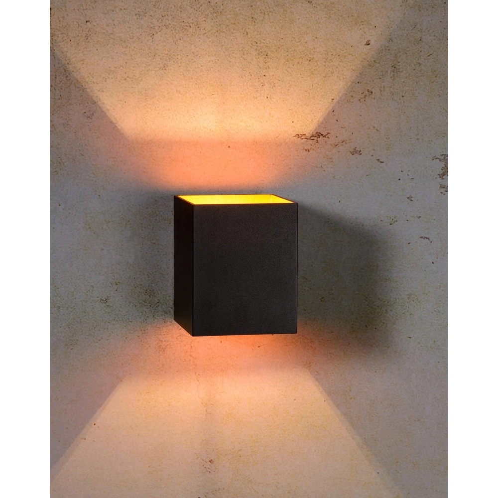 Wandlampe Xera 8 cm schwarz Lucide 5411212233660