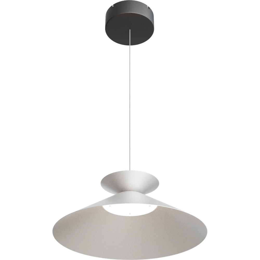 Pendellampe Ceppo schwarz mit Nickel Ø 45 cm mit Uplight