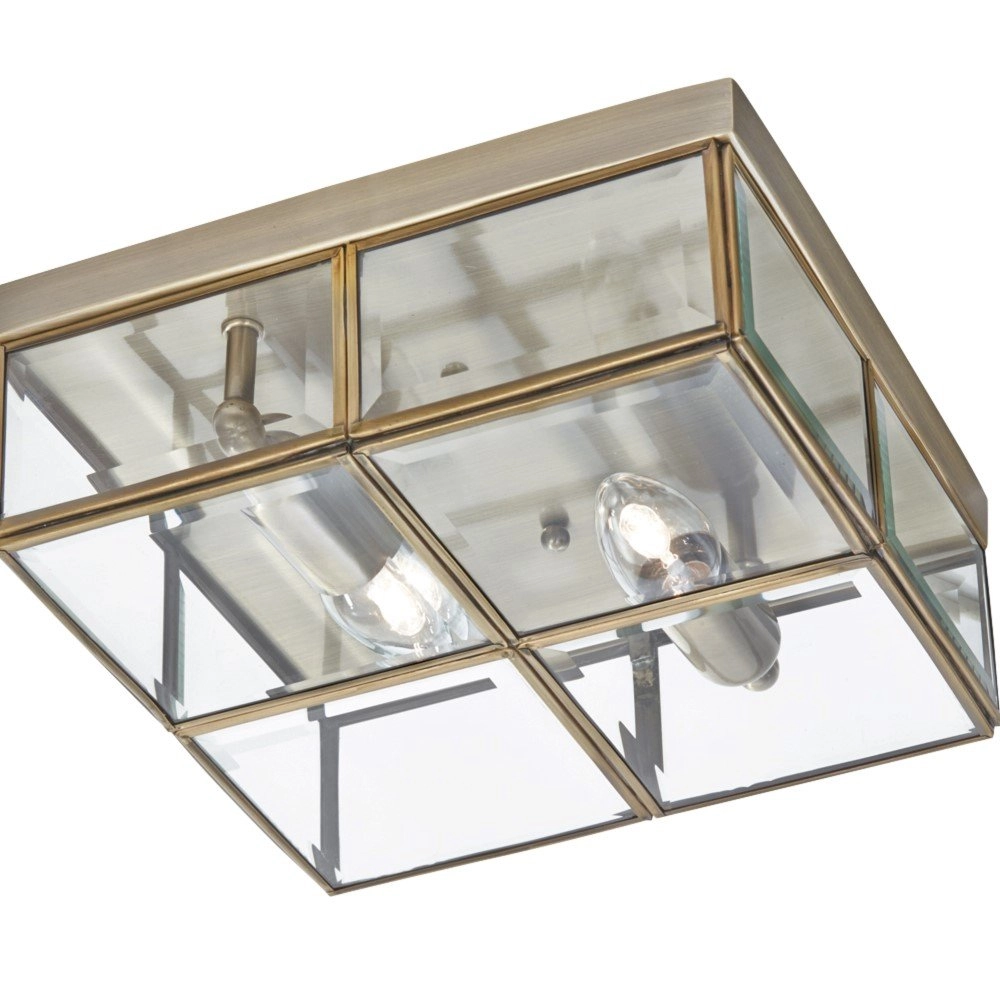 Quadratische Deckenlampe Flush Searchlight 5053423023038