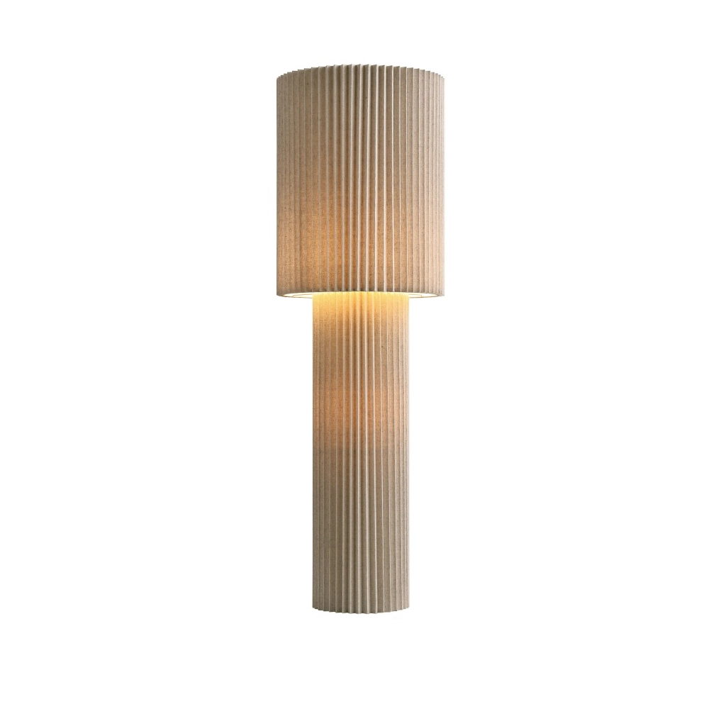 Leinen-Stehlampe Renate 110 cm