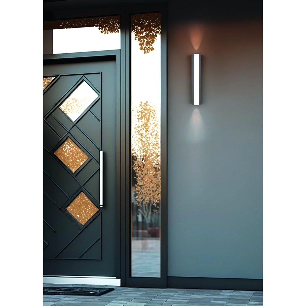 Design-Wandleuchte Marne anthrazit Trio 4017807603798