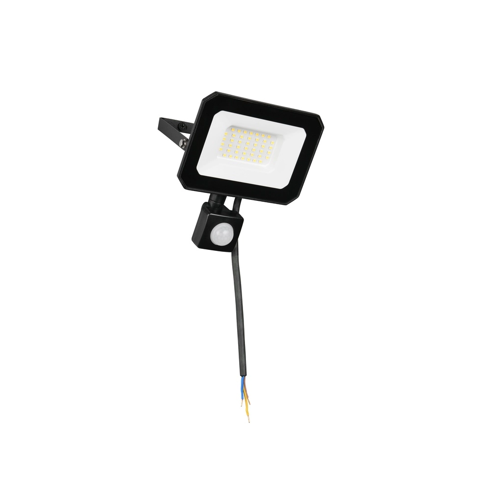 Wandleuchte Funchal schwarz 30W mit Sensor Trio 4017807648096