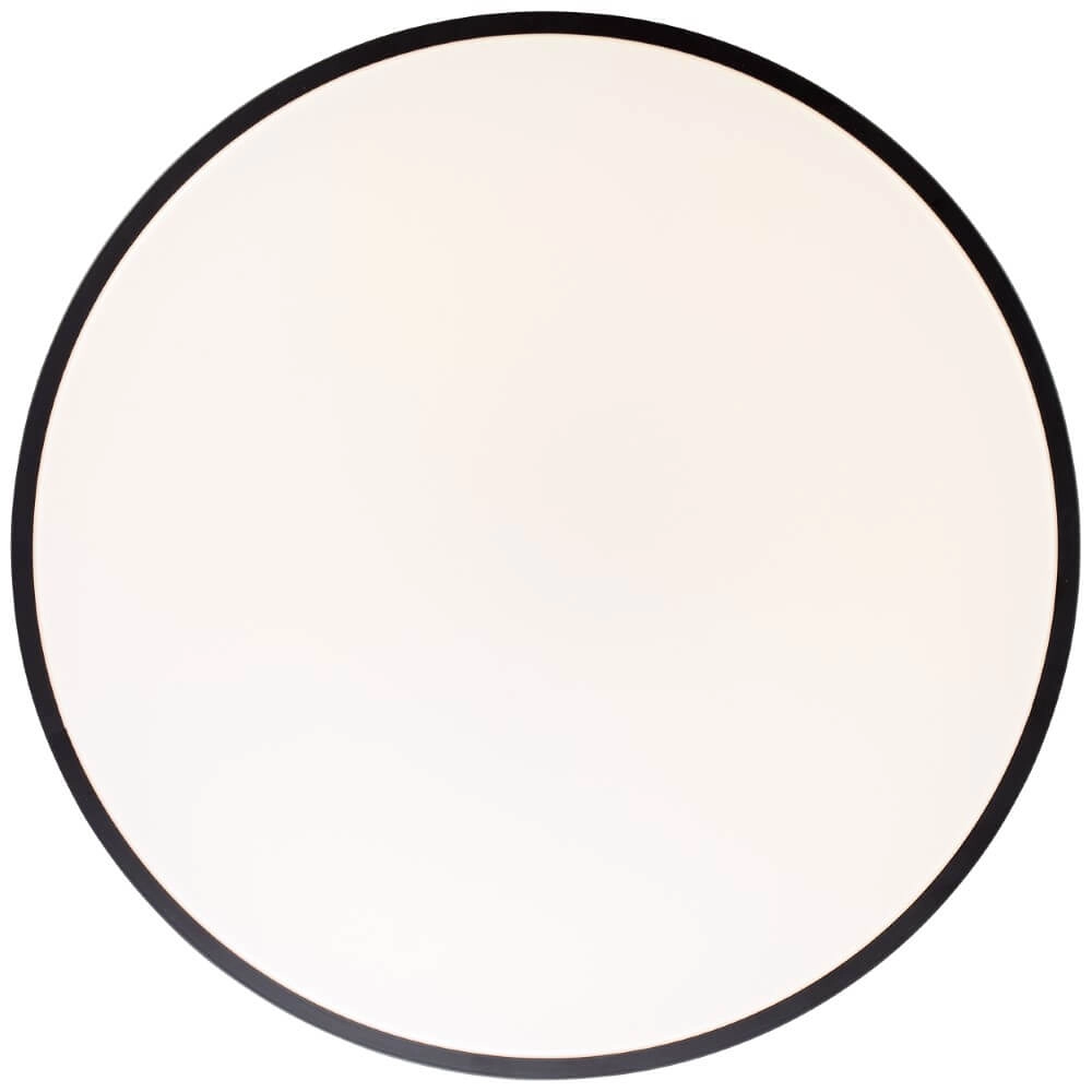Designer-Deckenleuchte Slimline schwarz Ø 49cm Brilliant 4004353426568