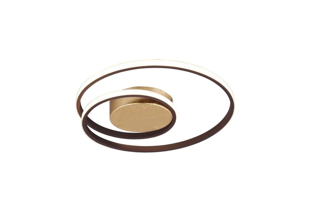 Rostbraune Deckenlampe Zibal Ø 39cm Trio 4017807481938