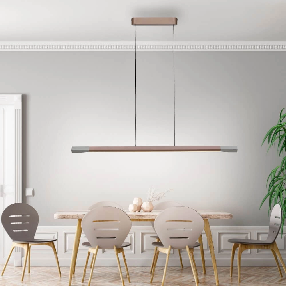 Design-Hängelampe Hoop braun Paul Neuhaus 4012248385968