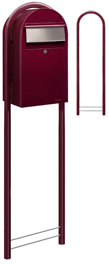 Briefkasten Grande 3005 i Burgund Bobi 6417237033239