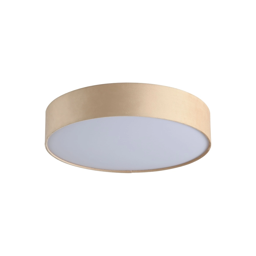 Deckenlampe Drum 50cm Champagner Samt Searchlight 5053423300009